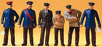 Preiser German Railway Personnel 1925-1930 Model Railroad Figures O Scale #65329