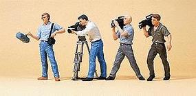 Preiser Camera Crew with Cameras Model Railroad Figures O Scale #65340 Preiser Camera Crew with Cameras Model Railroad Figures O Scale #65340