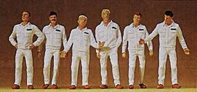 Preiser Mechanics In Coveralls Model Railroad Figures 1/50 Scale #68212 Preiser Mechanics In Coveralls Model Railroad Figures 1/50 Scale #68212
