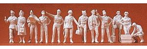 Preiser WWII US Air Force/Army Air Corps 1942-45 Model Railroad Figures 1/72 Scale #72502