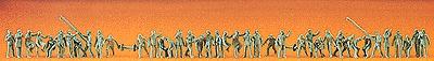 Preiser Firefighters Model Railroad Figures N Scale #79005
