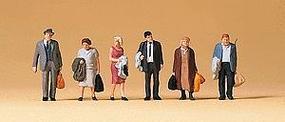 Passengers with Bags Waiting