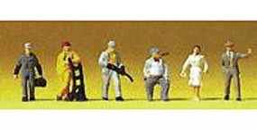 Preiser Railroad Workers and Travelers