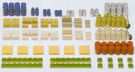 Preiser Assorted Cargo N Scale Model Railroad Building Accessory #79566