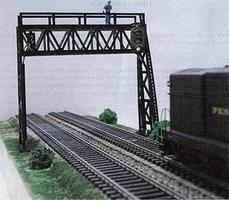 Pastime Double Track Signal Bridge Kit O Scale Model Railroad Trackside Accessory #402 Pastime Double Track Signal Bridge Kit O Scale Model Railroad Trackside Accessory #402