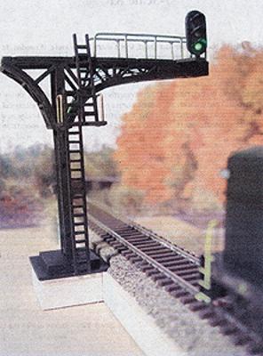 Pastime Cantilever Signal Bridge Kit (Laser-Cut) O Scale Model Railroad Trackside Accessory #502
