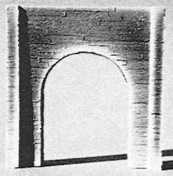 Pre-Size Concrete Single Track Tunnel Portal (4-3/4 x 4-3/4) HO Scale Model Railroad Tunnel #113