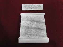 Pre-Size Abutment with Wall Square Corners HO Scale Model Railroad Scenery Hardscapes #148 Pre-Size Abutment with Wall Square Corners HO Scale Model Railroad Scenery Hardscapes #148