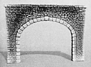 N Scale Dual Track Tunnel Portal Brick 