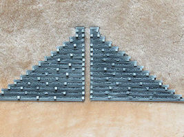 Pre-Size Timber Cribbing Abutment Walls Model Railroad Miscellaneous Scenery #509 Pre-Size Timber Cribbing Abutment Walls Model Railroad Miscellaneous Scenery #509