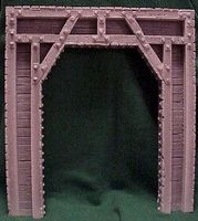Pre-Size Timber Tunnel Portal G Scale Model Railroad Tunnel #801 Pre-Size Timber Tunnel Portal G Scale Model Railroad Tunnel #801