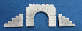 Pre-Size Cut Stone Tunnel Portal (2) Z Scale Model Railroad Tunnel #901