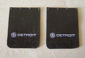 1/25 Detroit Diesel Truck Mud Flap Set