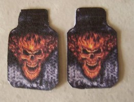 Plastic-Dreams 1/25 Flaming Skull Car Mat Set Plastic-Dreams 1/25 Flaming Skull Car Mat Set
