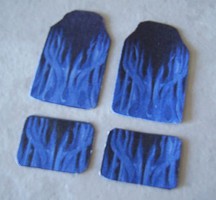 Plastic-Dreams 1/25 Blue Flame Car Mat Set Plastic-Dreams 1/25 Blue Flame Car Mat Set