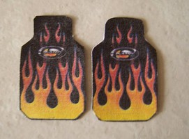 Plastic-Dreams 1/25 Yellow Flame Car Mat Set Plastic-Dreams 1/25 Yellow Flame Car Mat Set