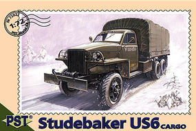 PST US6 Studebaker Cargo Truck Plastic Model Military Truck Kit 1/72 Scale #72022 PST US6 Studebaker Cargo Truck Plastic Model Military Truck Kit 1/72 Scale #72022