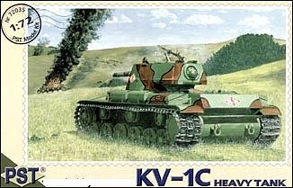 PST KV1C Soviet Heavy Tank Plastic Model Tank Kit 1/72 Scale #72035