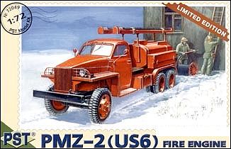 PST PMZ2 (US6) Fire Engine Truck Plastic Model Military Fire Truck Kit 1/72 Scale #72049