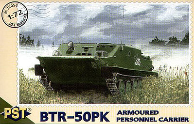 PST BTR50PK Armored Personnel Carrier Plastic Model Tank Kit 1/72 Scale #72054