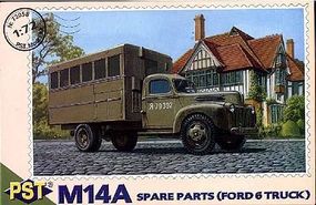 PST M14A Spare Parts Truck on Ford 6 Base Plastic Model Military Truck Kit 1/72 Scale #72058 PST M14A Spare Parts Truck on Ford 6 Base Plastic Model Military Truck Kit 1/72 Scale #72058