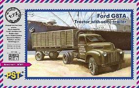 PST Ford G8TA Tractor w/Semi-Trailer Plastic Model Military Truck Kit 1/72 Scale #72065 PST Ford G8TA Tractor w/Semi-Trailer Plastic Model Military Truck Kit 1/72 Scale #72065