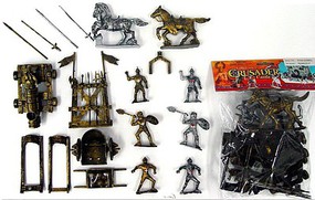 Playsets 1/32 Crusader Knights Figure Playset (6 w/Weapons, Rack, Cannon & 2 Horses) (Bagged) Playsets 1/32 Crusader Knights Figure Playset (6 w/Weapons, Rack, Cannon & 2 Horses) (Bagged)