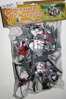 Playsets 1/32 Crusader Knights Figure Playset (16 w/Weapons & 4 Horses) (Bagged) Playsets 1/32 Crusader Knights Figure Playset (16 w/Weapons & 4 Horses) (Bagged)