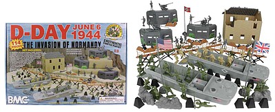 Playsets 54mm D-Day Invasion of Normandy Diorama Playset (114pcs) (Boxed) (BMC Toys)