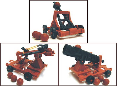 Playsets 1/32 Medieval Armor Playset (Catapult, Crossbow, Cannon) (Bagged)
