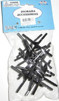 54mm D-Day Belgain Gates (12pcs) (BMC Toys)