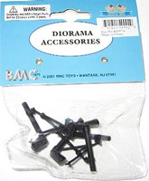 54mm Mortars (4pcs) (BMC Toys)