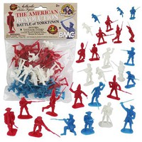 Playsets 54mm American Revolution Battle of Yorktown Figure Playset (34pcs) (Bagged) (BMC Toys)
