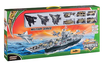 Playsets Aircraft Carrier Playset (Plastic w/Die Cast Access) (Daron)