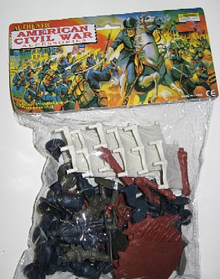 Playsets 54mm Civil War Figures & Accessories Playset (49pcs) (Bagged) (Americana)