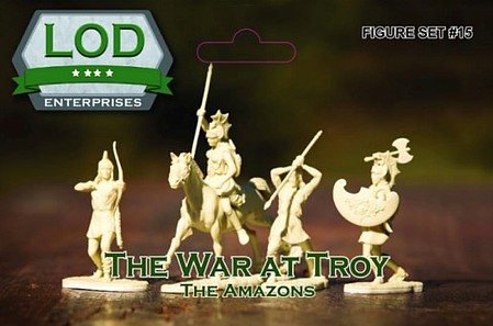 Playsets 1/32 The War At Troy The Amazons Playset (12) (Bagged) (LOD Enterprises)