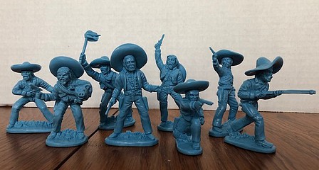 Playsets 1/32 Mexican Bandits Figure Playset (16) (Bagged) (LOD Enterprises)