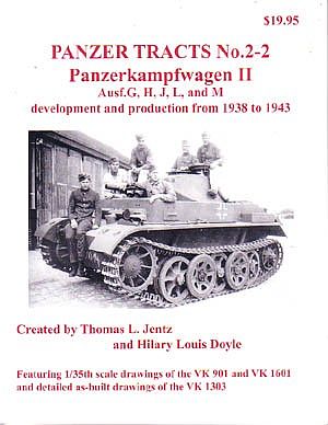 Panzer-Tracts Panzer Tracts No.2-2 PzKpfw II Ausf G/H/J/L/M Military History Book #22
