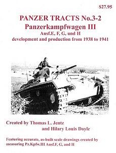 Panzer-Tracts Panzer Tracts No.3-2 PzKpfw III Ausf E/F/G/H Military History Book #32