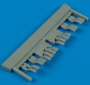 Quickboost Ki84 Exhaust for Hasegawa Plastic Model Aircraft Accessory 1/32 Scale #32041