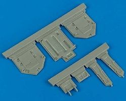 Quickboost F86 Sabre Undercarriage Covers for KIN Plastic Model Aircraft Accessory 1/32 Scale #32129