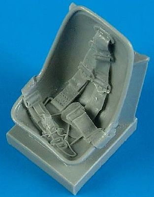 Quickboost Bf109E Seat w/Safety Belts Plastic Model Aircraft Accessory 1/32 Scale #32133