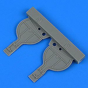 Quickboost Bf108 Undercarriage Covers for EDU Plastic Model Aircraft Accessory Kit 1/32 Scale #32253