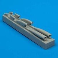 Quickboost Mig21MF Air Cooling Scoops for Academy Plastic Model Aircraft Accessory 1/48 Scale #48021 Quickboost Mig21MF Air Cooling Scoops for Academy Plastic Model Aircraft Accessory 1/48 Scale #48021