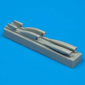 Quickboost Mig21 PFM Air Cooling Scoops for ACY Plastic Model Aircraft Accessory 1/48 Scale #48031