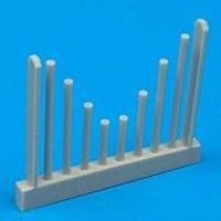 P47D Gun Barrels Plastic Model Aircraft Accessory 1/48 Scale #48034