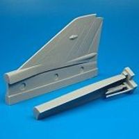 Quickboost Mig21MF Correct Spine & Vertical Tail Plastic Model Aircraft Accessory 1/48 #48035