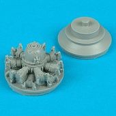 Quickboost P36A Hawk Engine for Academy Plastic Model Aircraft Accessory 1/48 Scale #48053