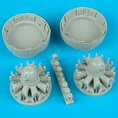 Quickboost A26B/C Invader Engines for RMX Plastic Model Aircraft Accessory 1/48 Scale #48062
