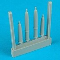 Spitfire F Mk 22 Cannon Barrels (4) Plastic Model Aircraft Accessory 1/48 Scale #48064